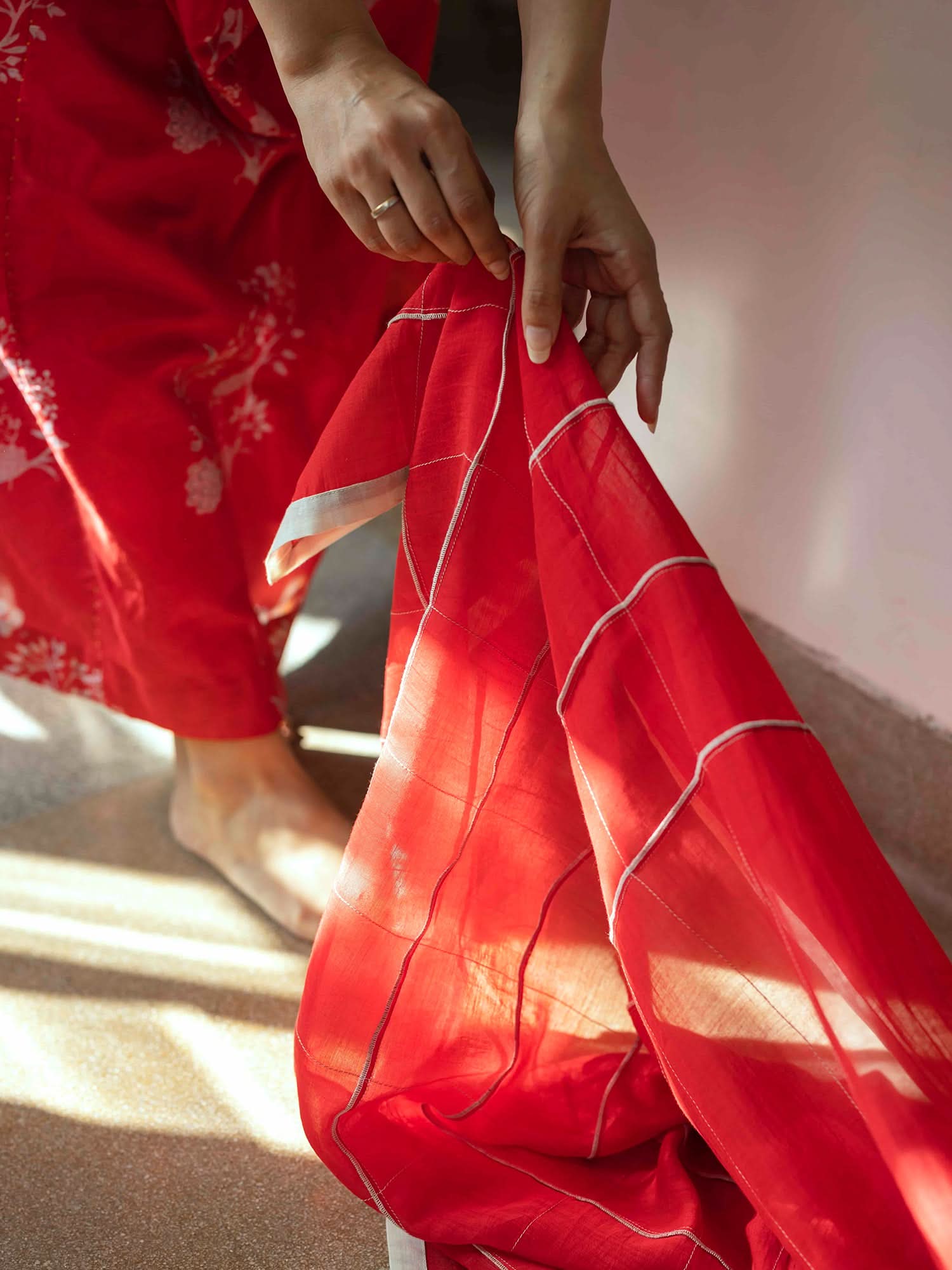 Kashi Red Dupatta