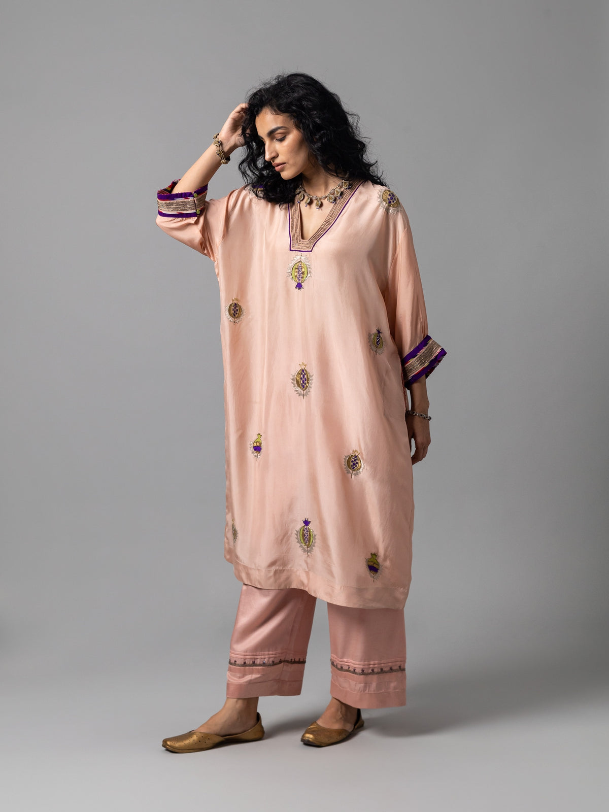 Anor Pink Kaftan