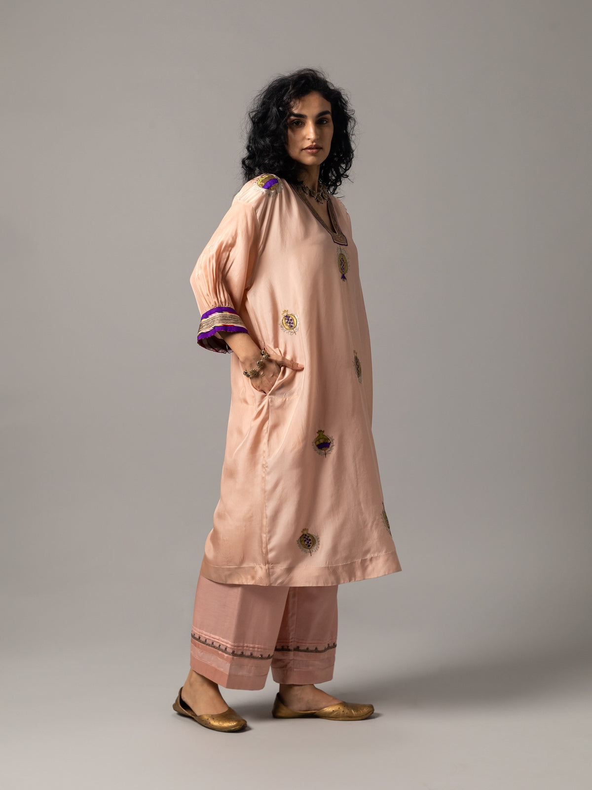 Anor Pink Kaftan