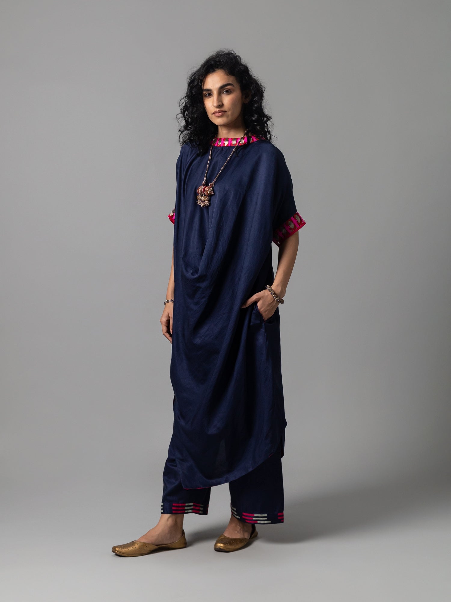 Oxus Indigo Dress