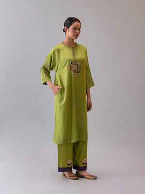 Rano Green Kaftan