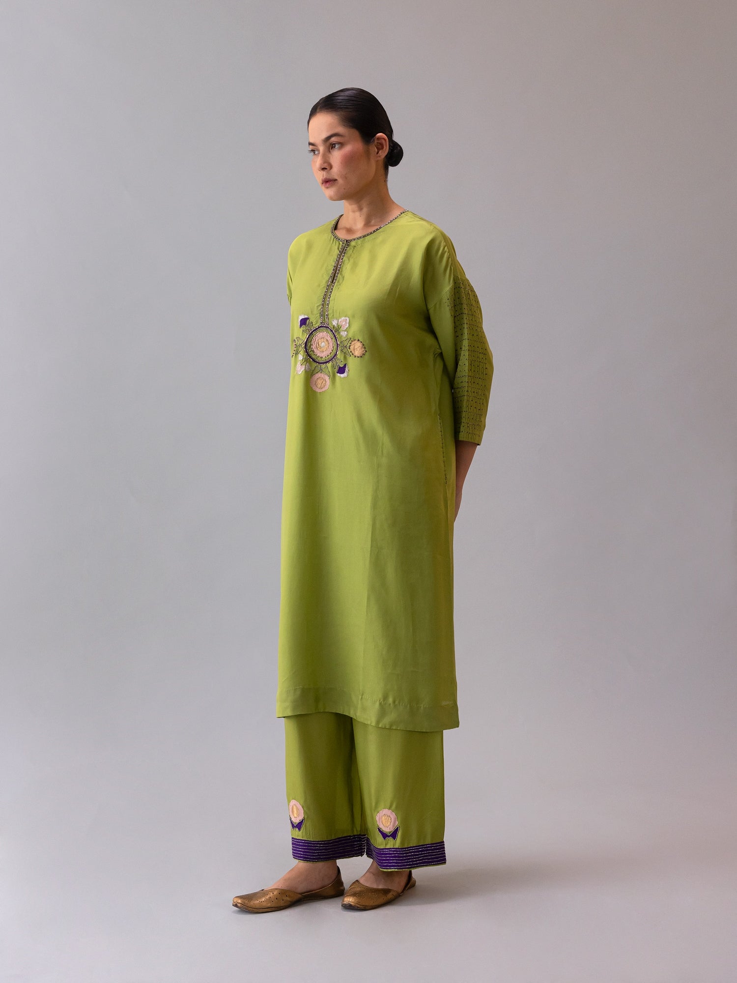 Rano Green Kaftan