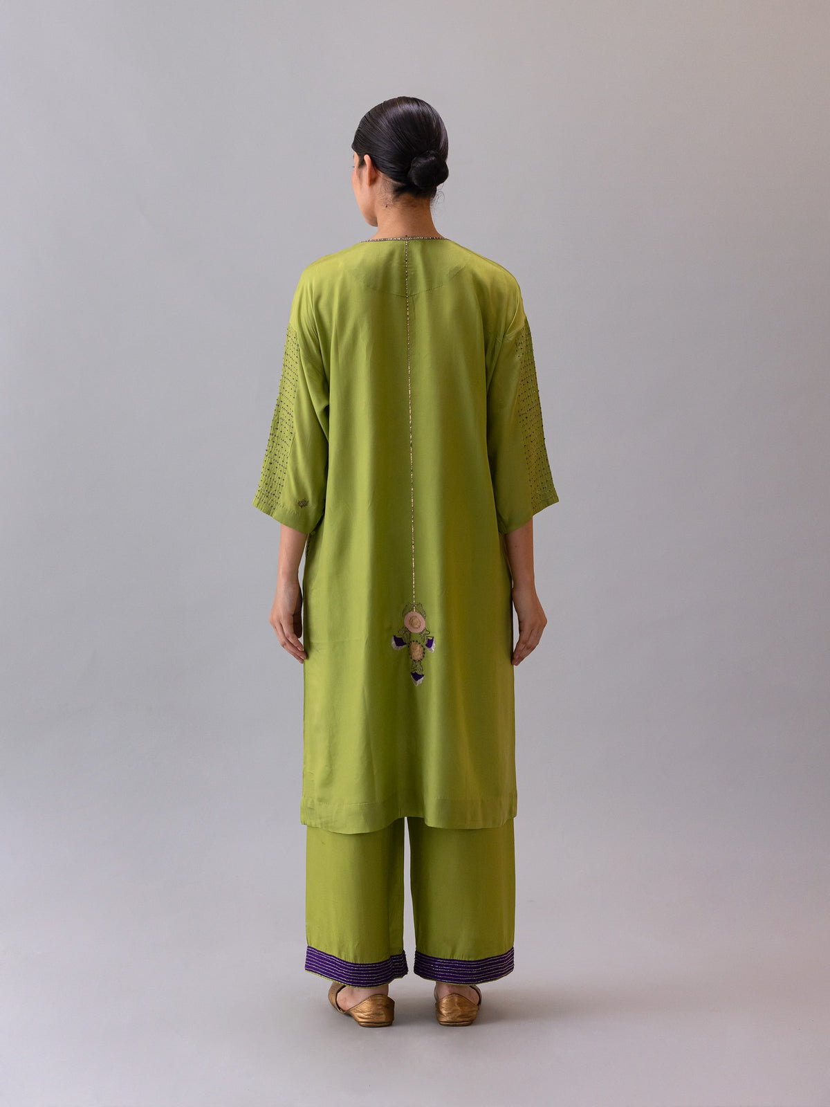Rano Green Kaftan