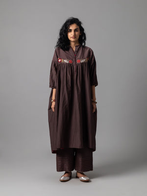 Nigora Brown Dress