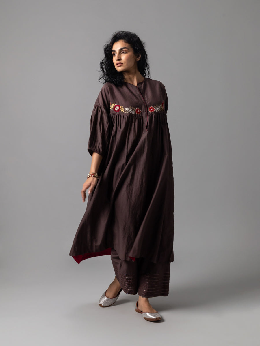 Nigora Brown Dress