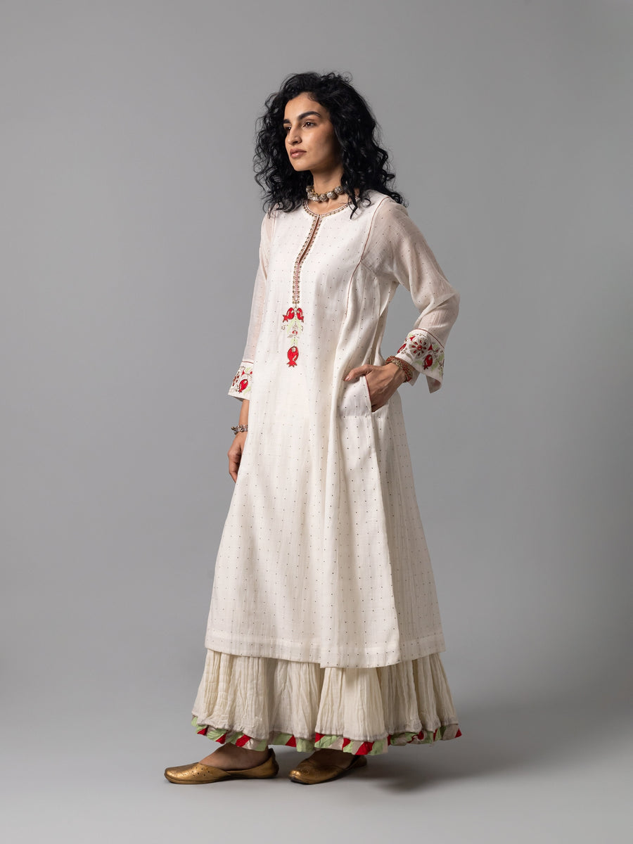 Basma Natural Kurta