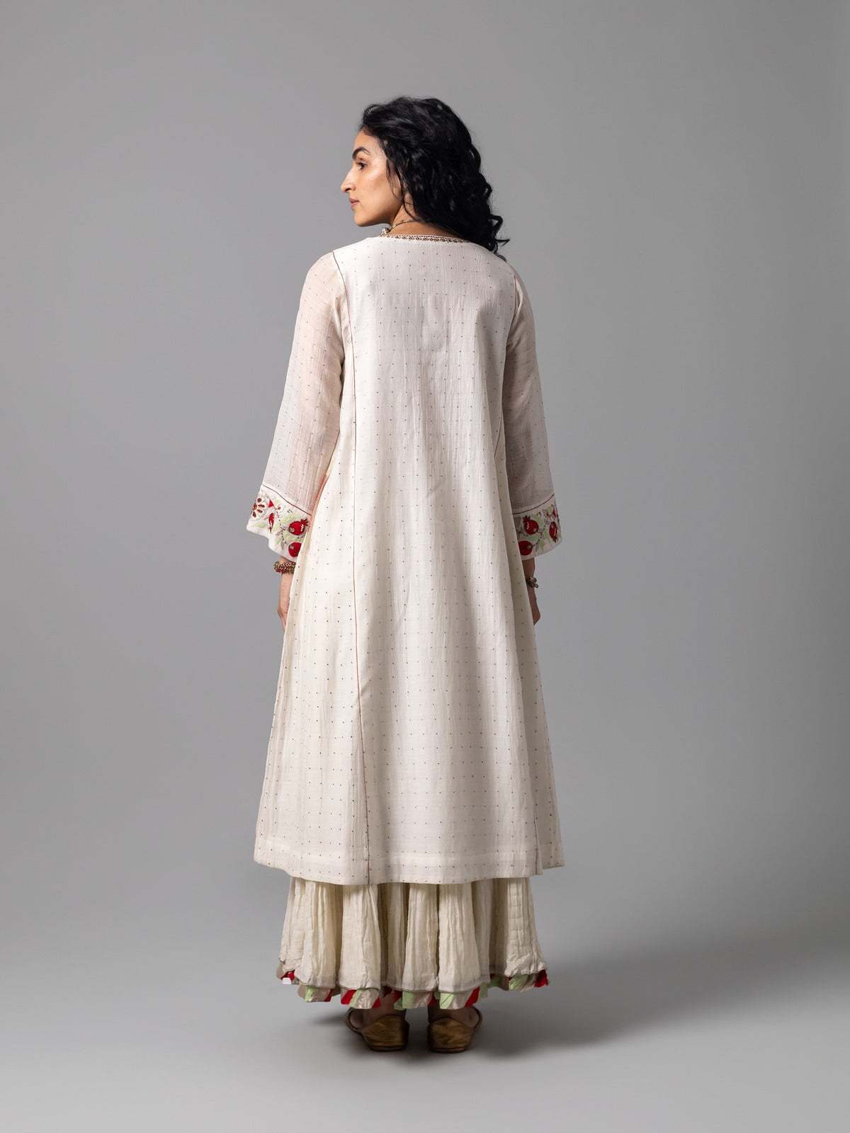 Basma Natural Kurta