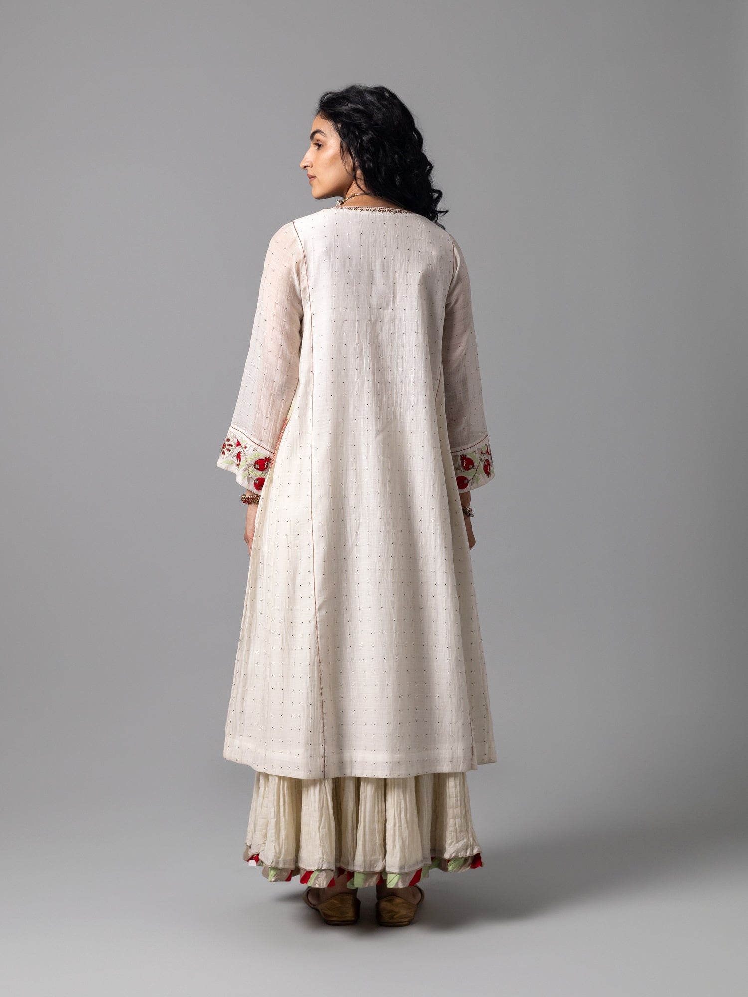 Basma Natural Kurta