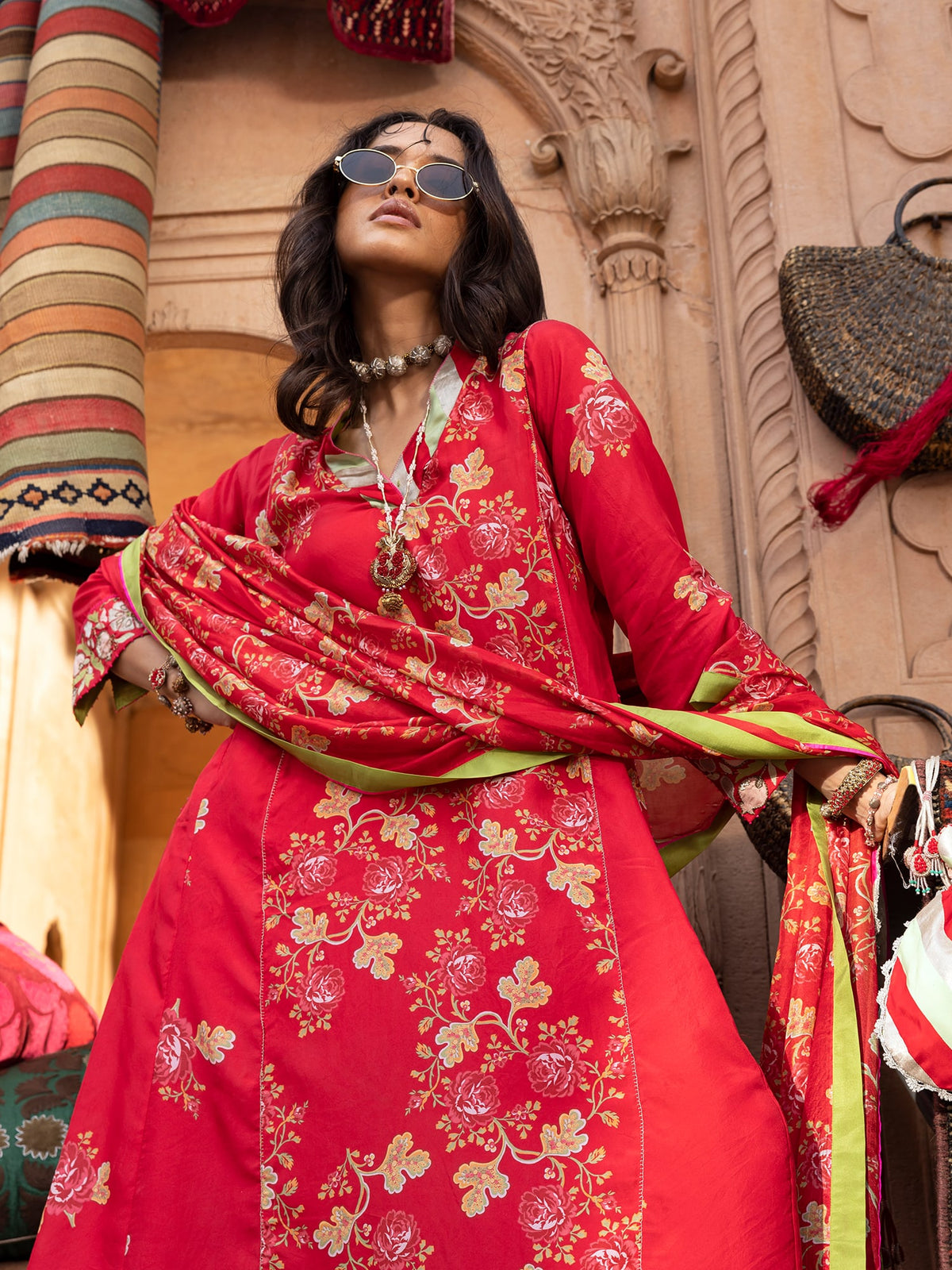 Atirgul Red Kurta