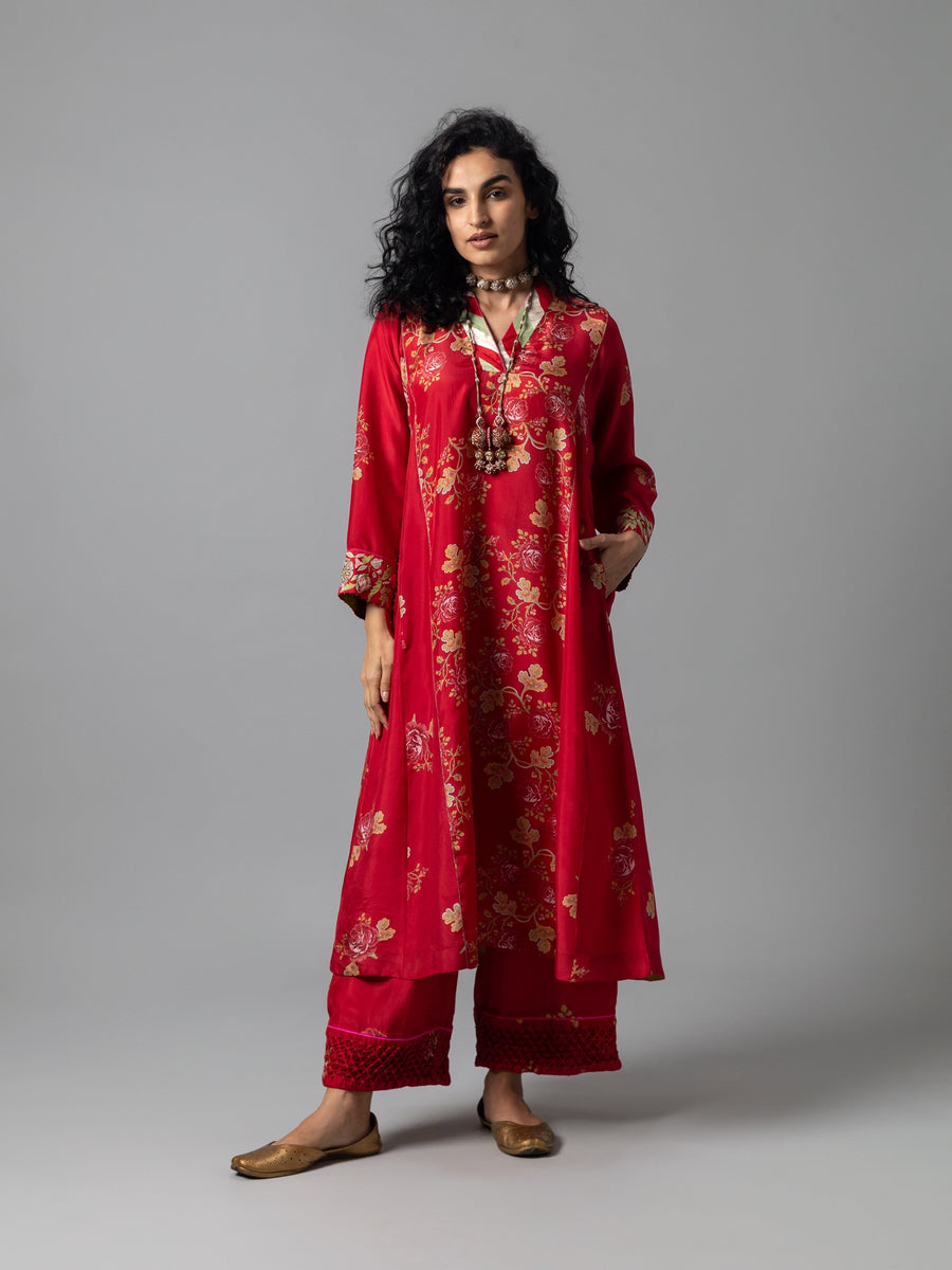 Atirgul Red Kurta