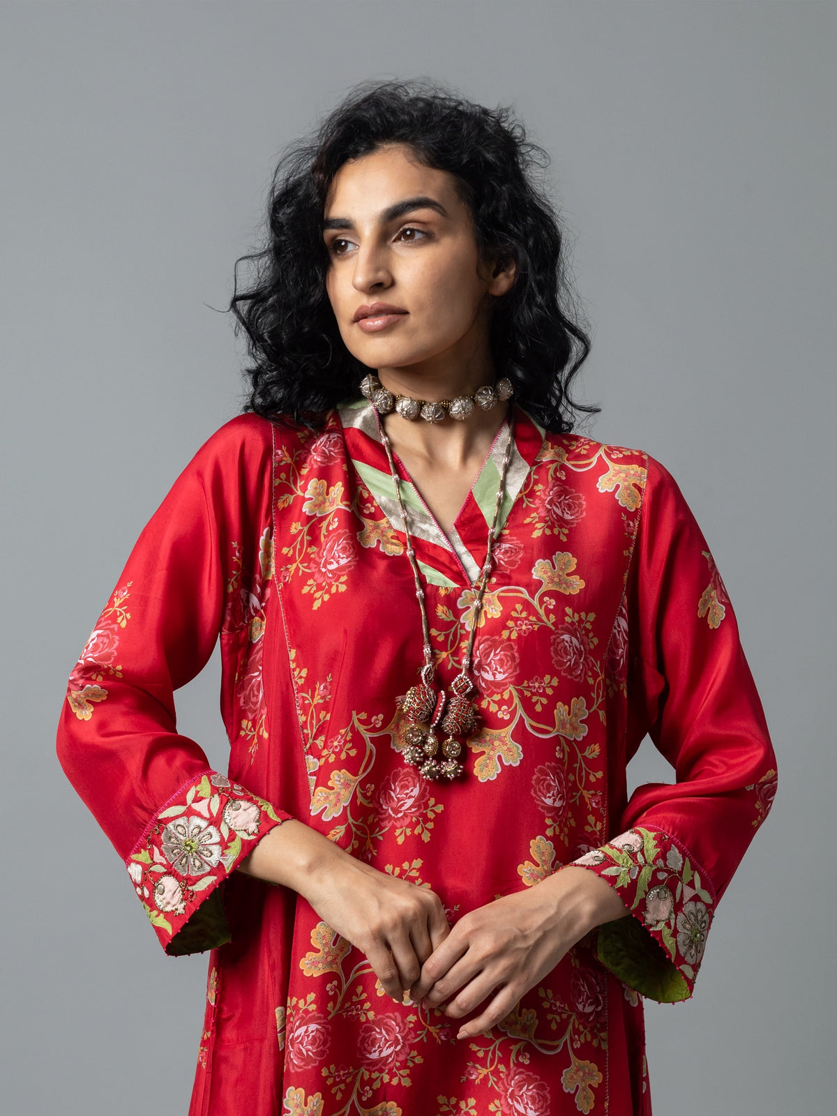 Atirgul Red Kurta