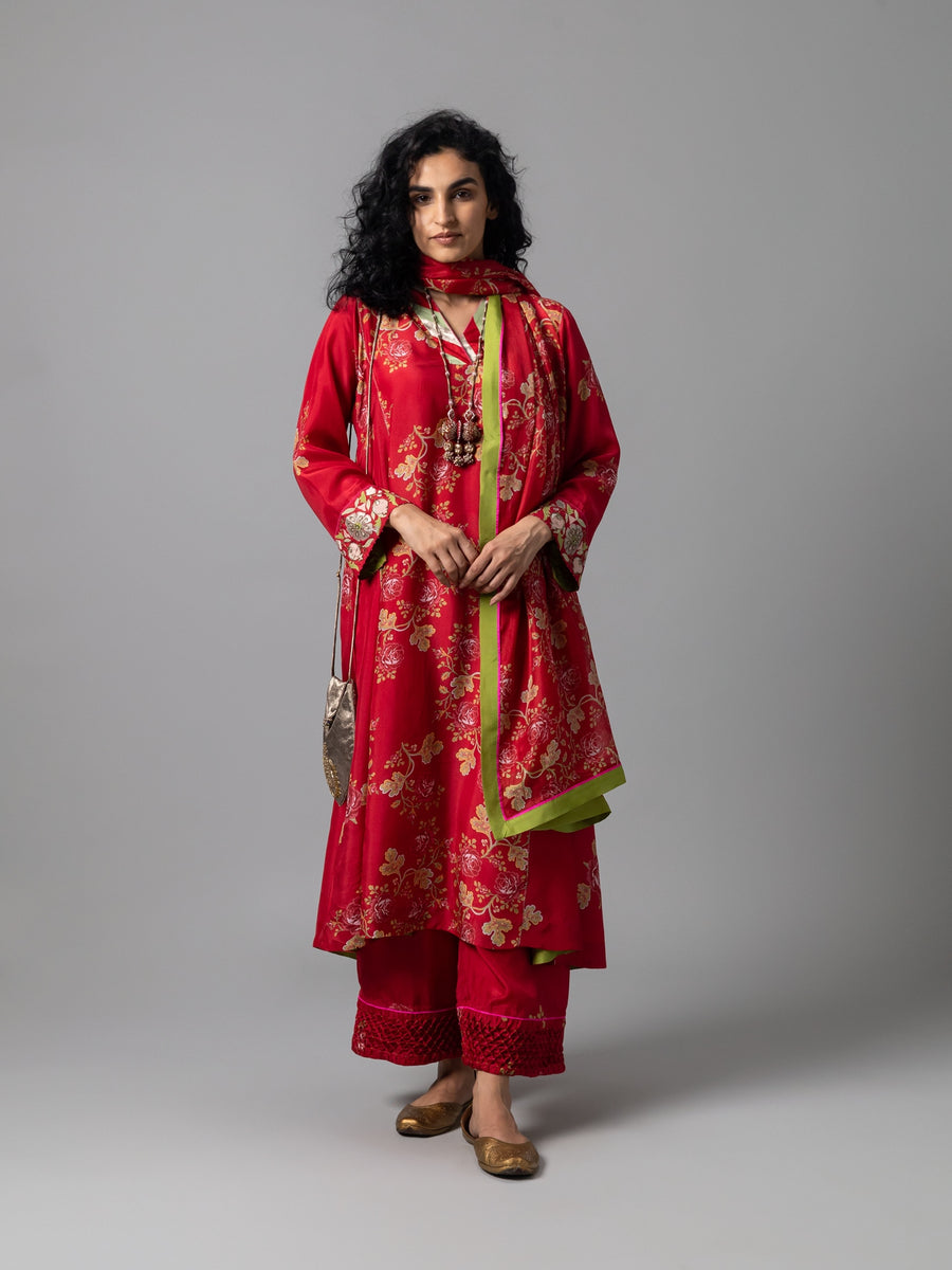 Atirgul Red Kurta