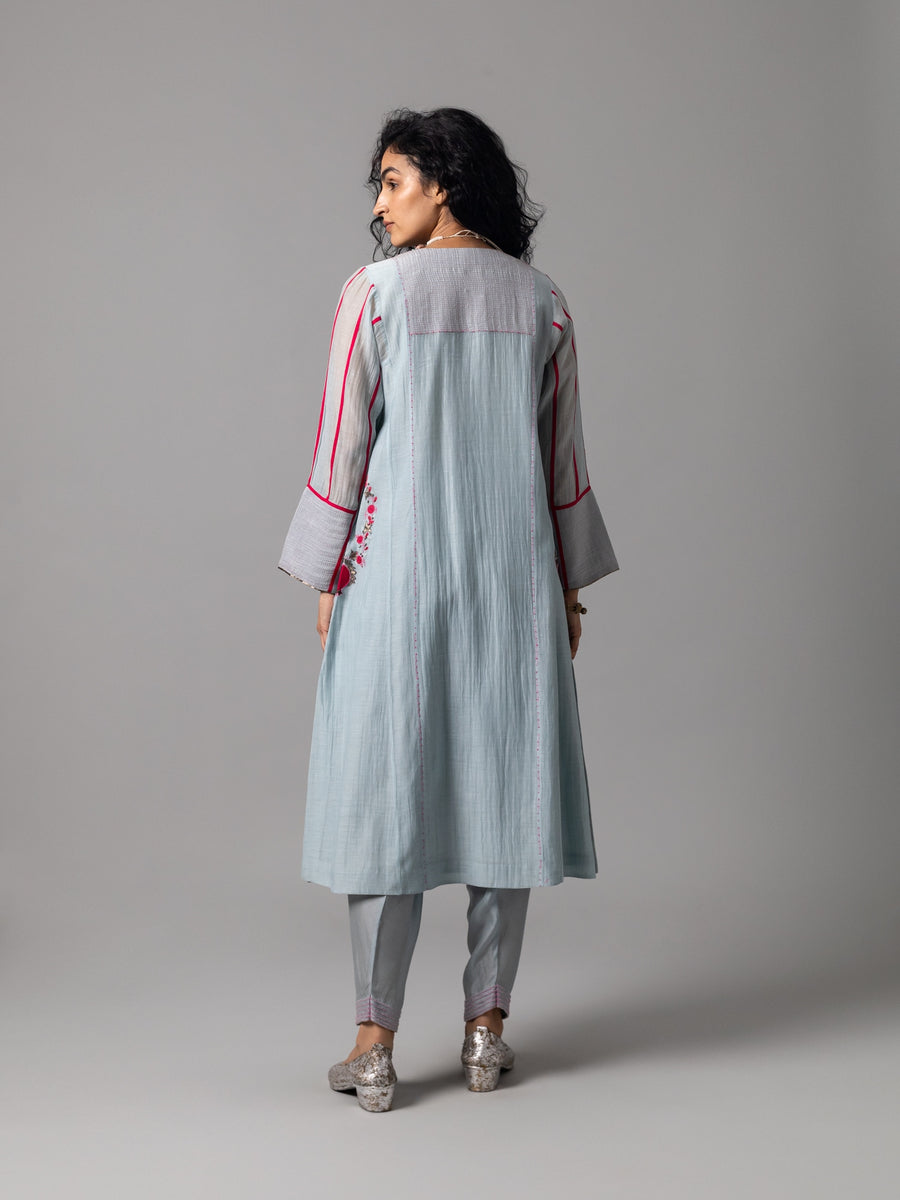 Falak Lt Blue Kurta
