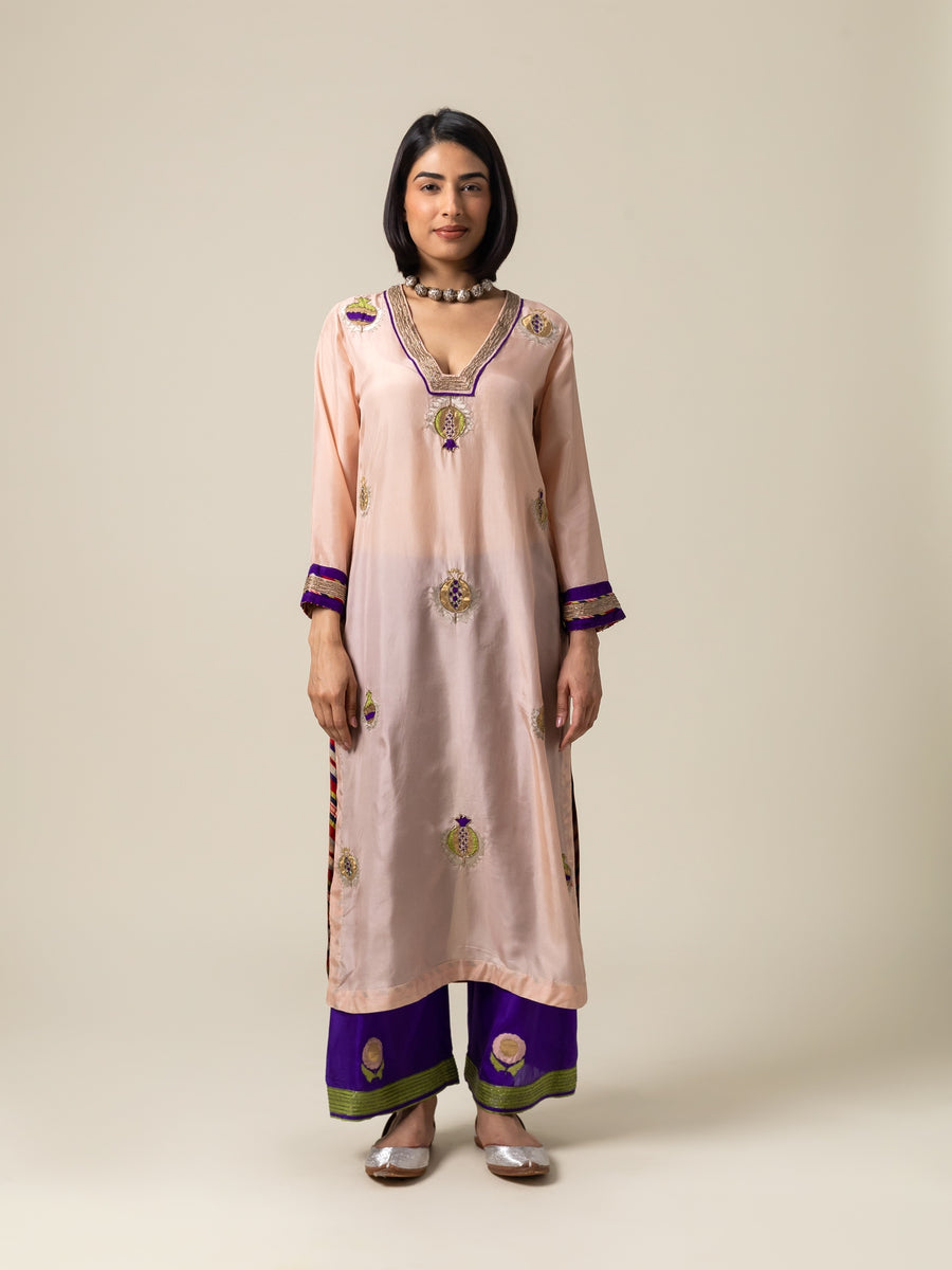 Anory Pink Kurta