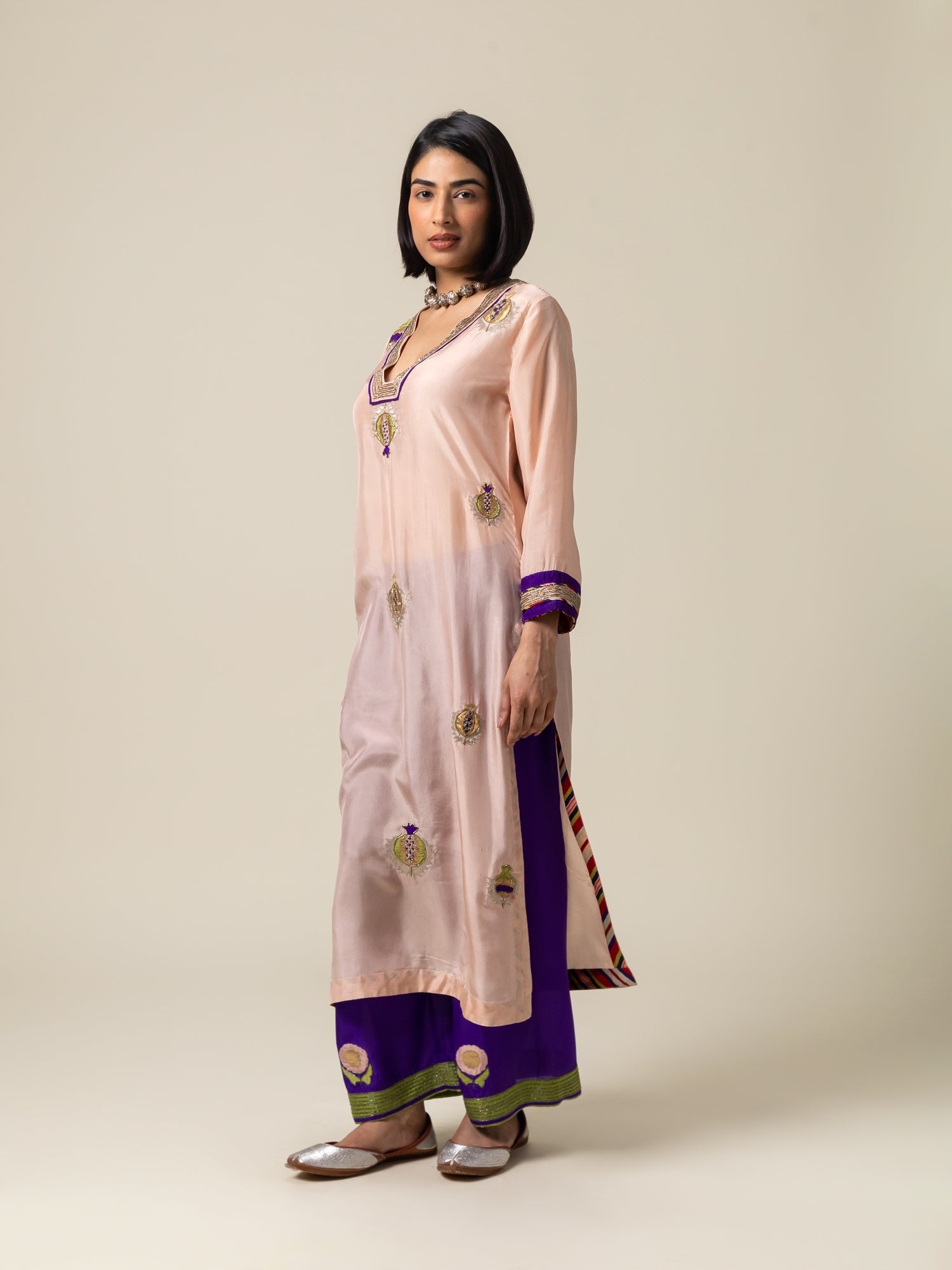 Anory Pink Kurta