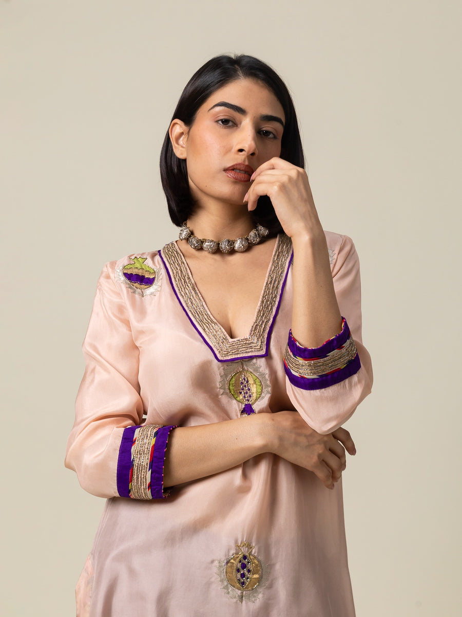 Anory Pink Kurta