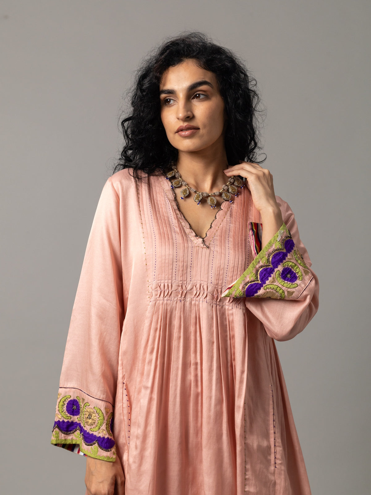 Barkamol Pink Kurta