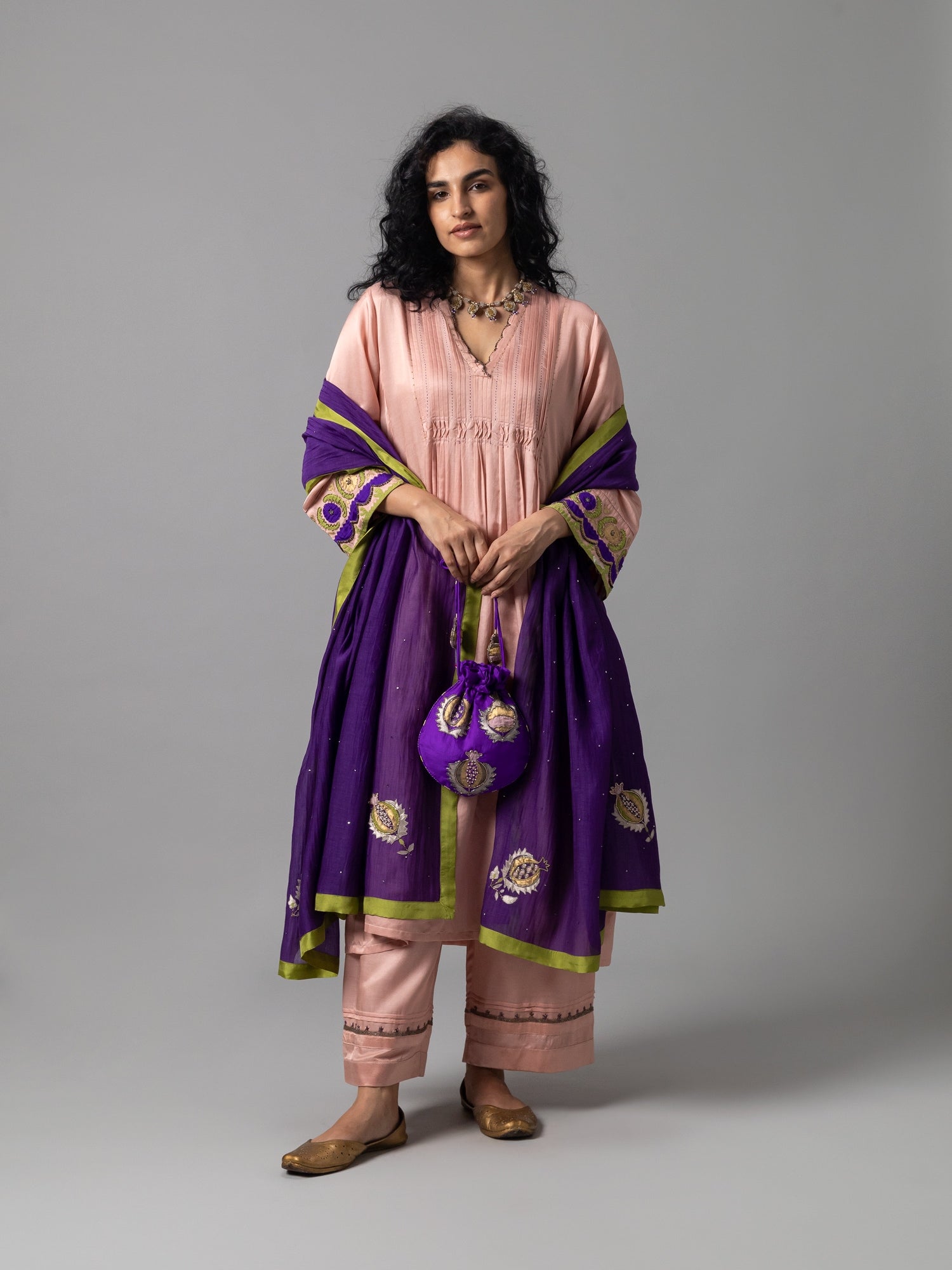 Barkamol Pink Kurta