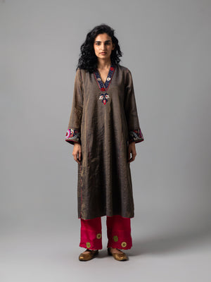 Shireen Indigo Kurta