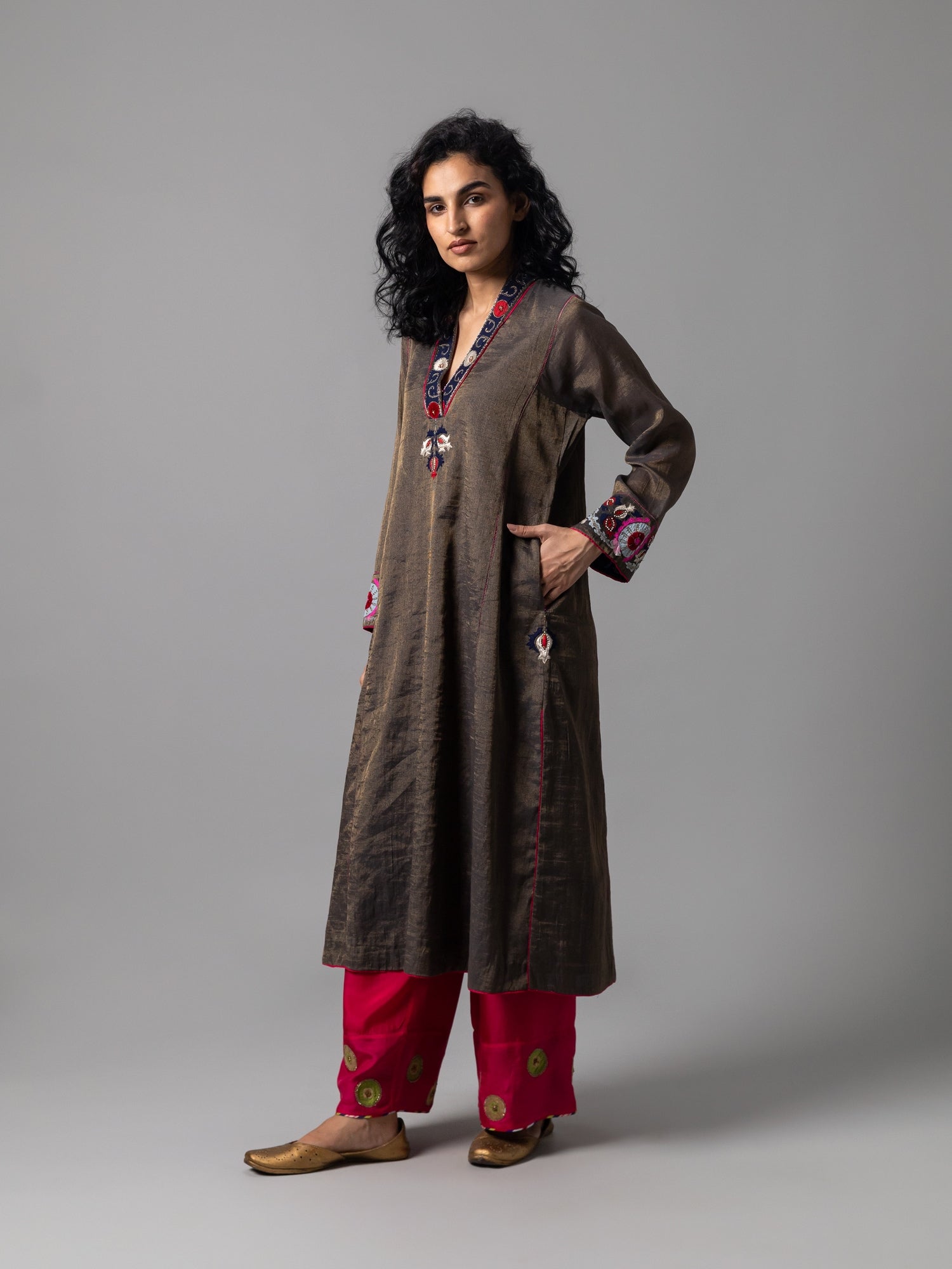 Shireen Indigo Kurta