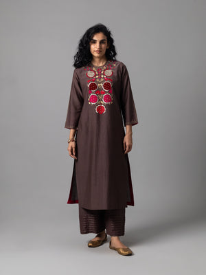 Zevor Brown Kurta