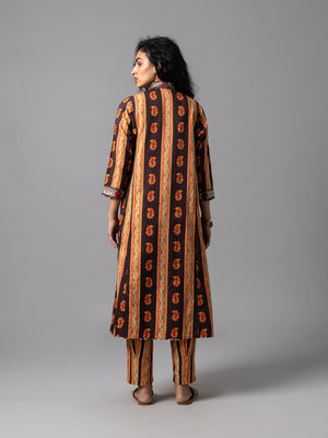 Parvona Brown  Kurta