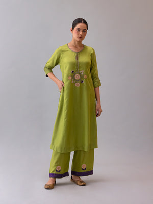Guly Green Kurta