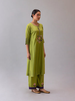 Guly Green Kurta