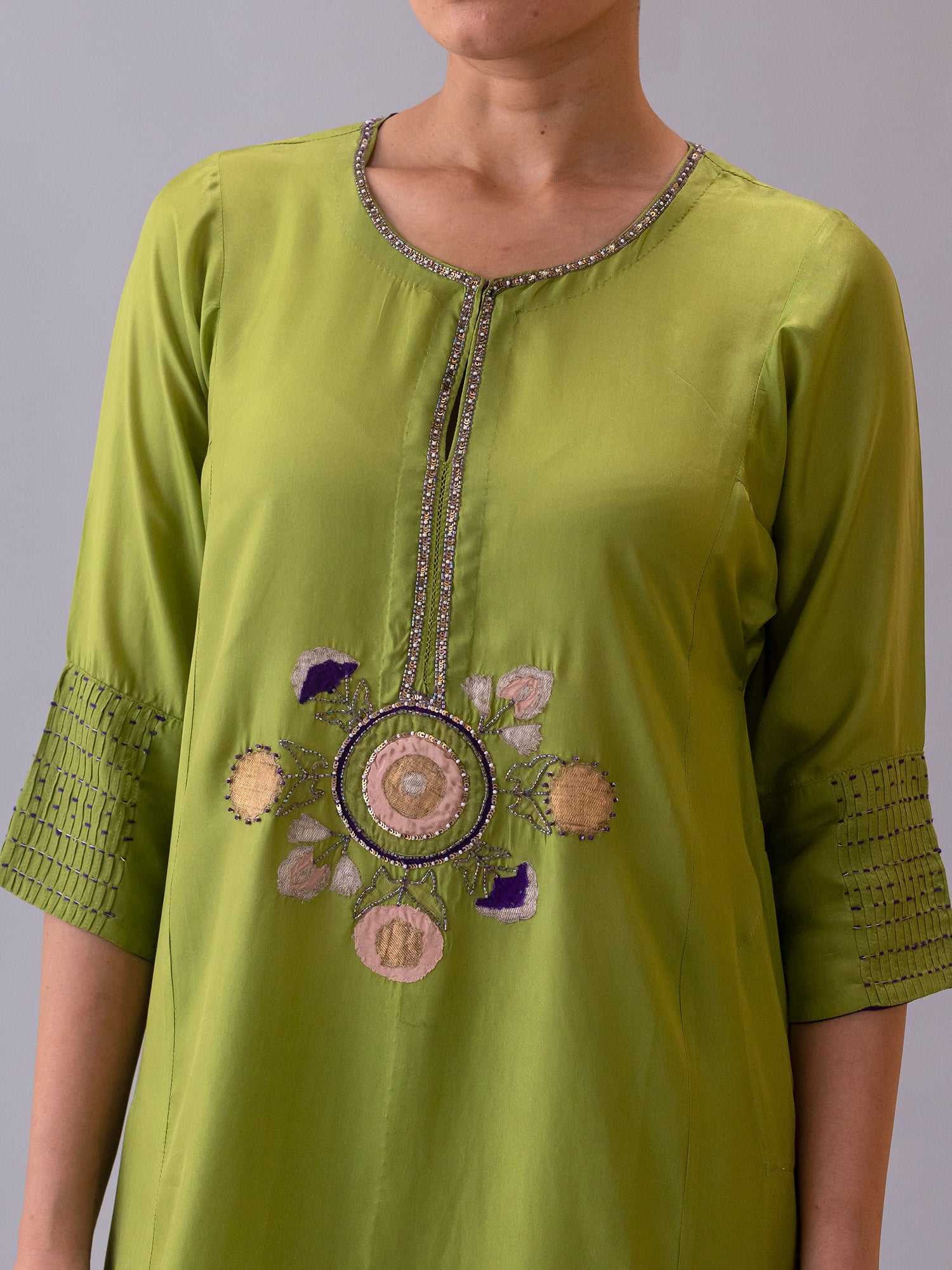 Guly Green Kurta