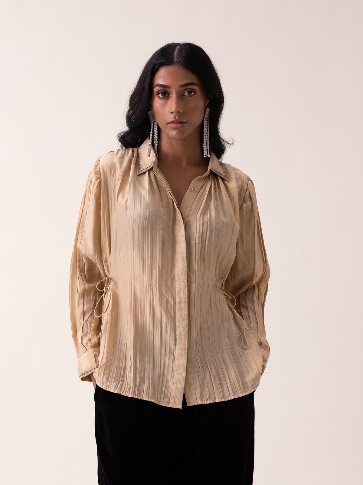 Georgiana Beige Shirt