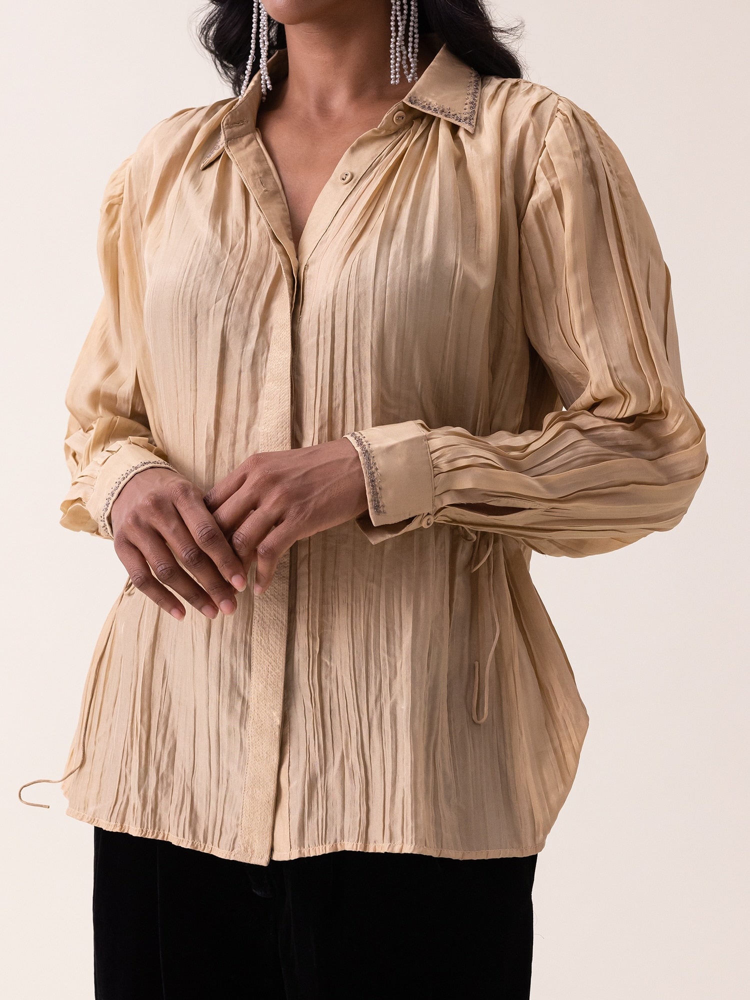 Georgiana Beige Shirt