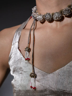 Amiya Metallic  Choker