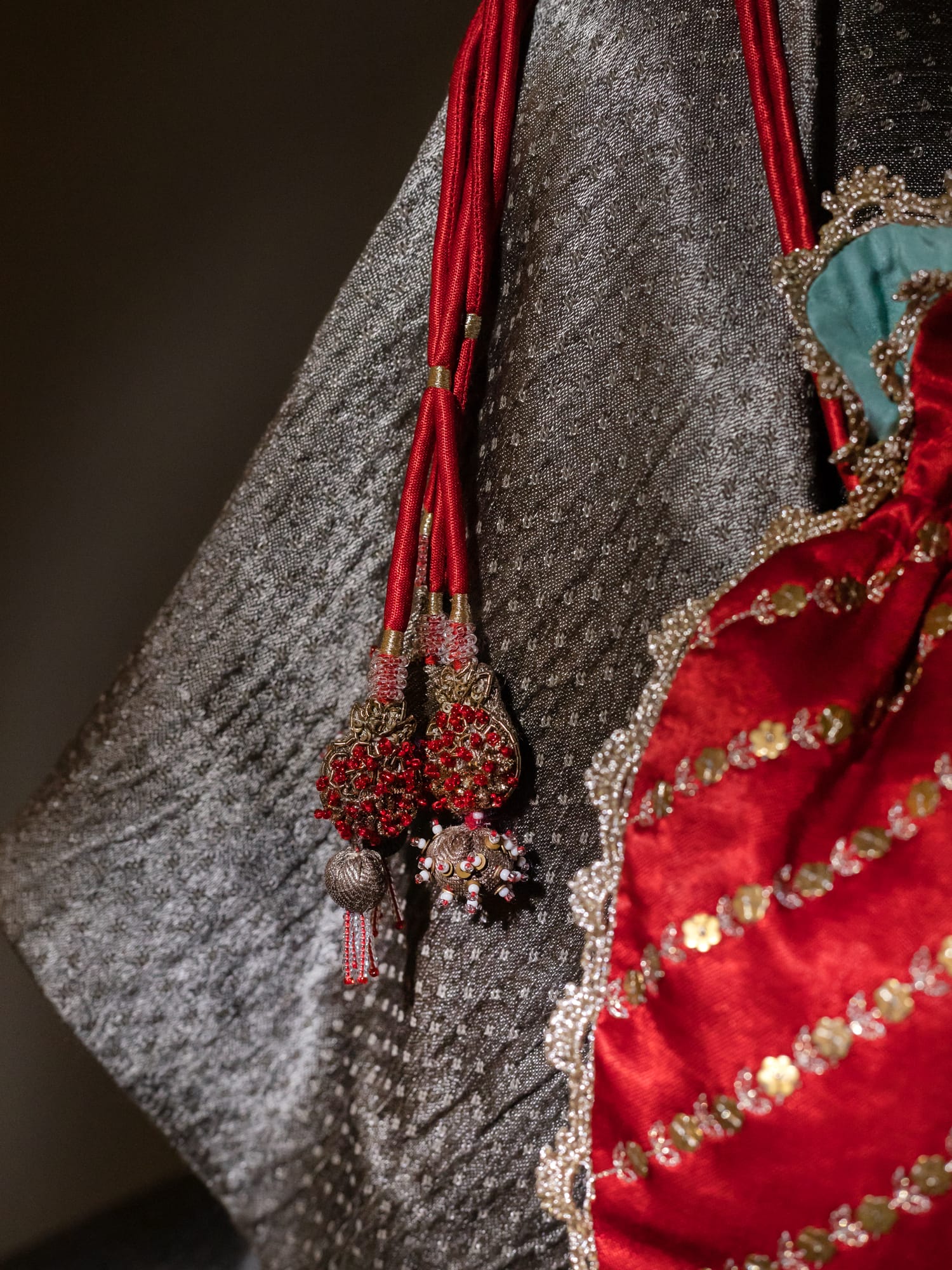 Opa Red Potli Bag