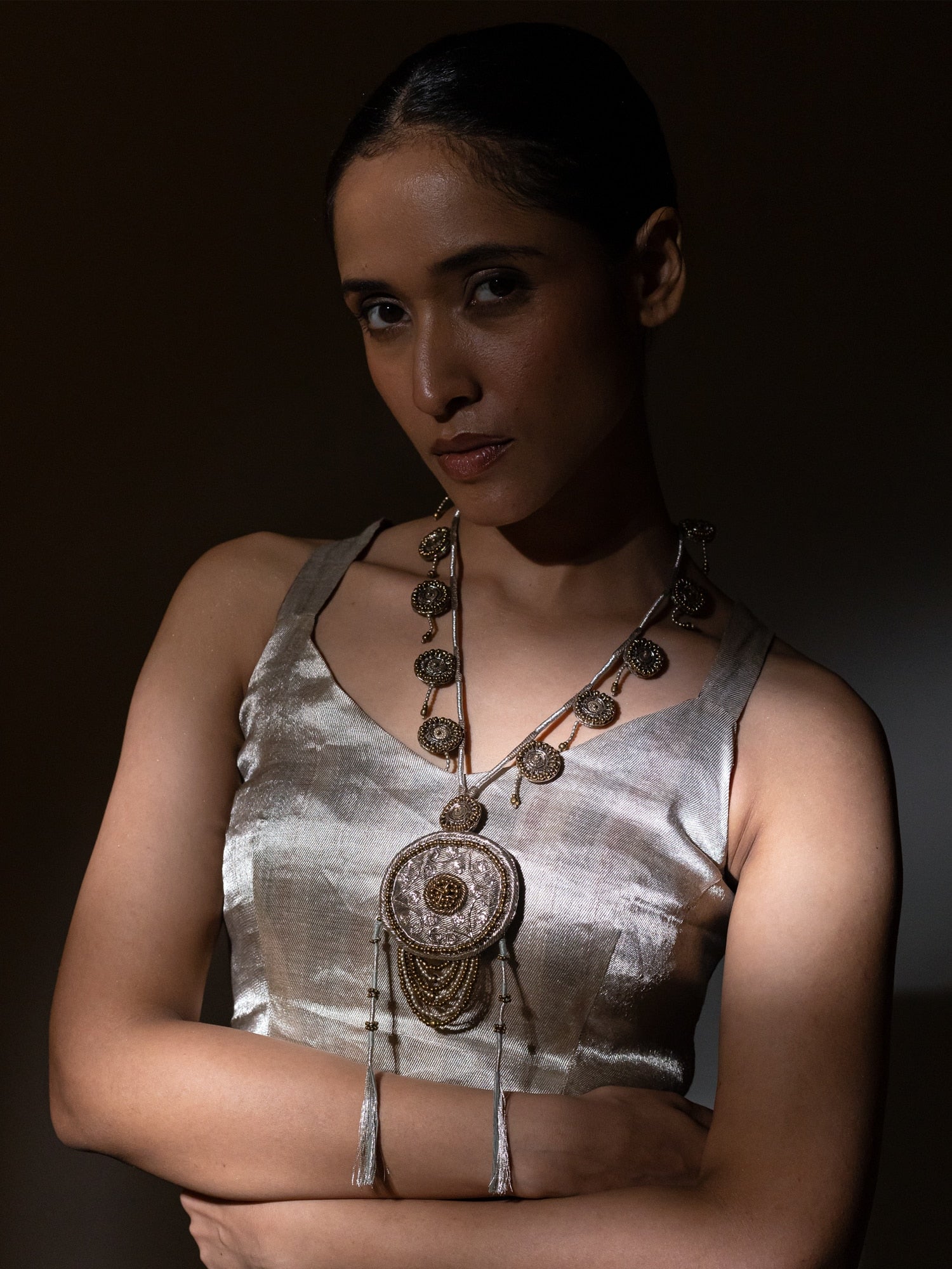 Pema Antique Gold Necklace