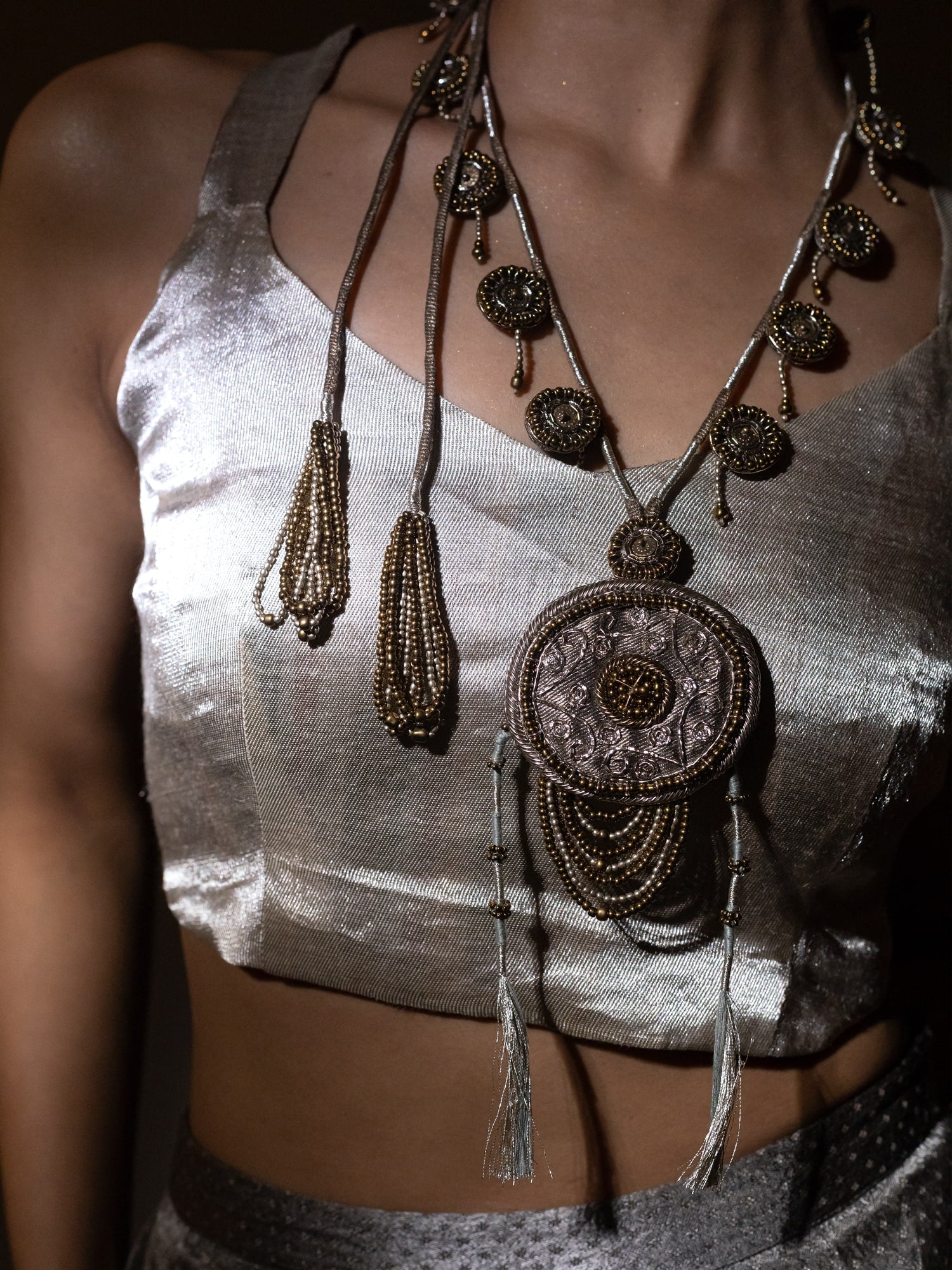 Pema Antique Gold Necklace