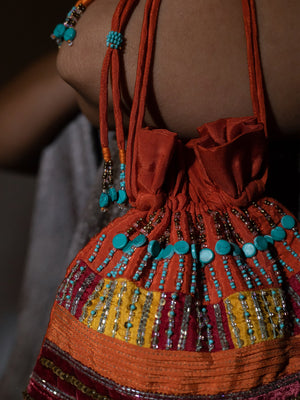 Ngawang Coral Potli Bag