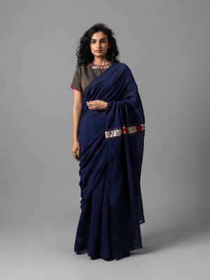 Nilrang Indigo Saree