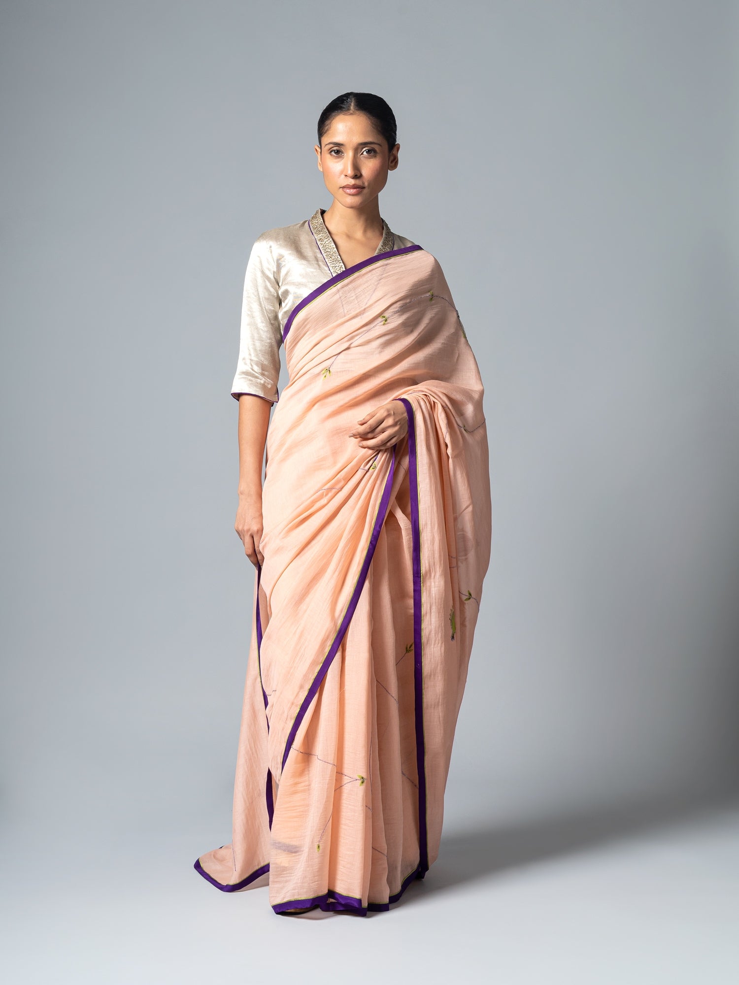 Nozik Pink Saree