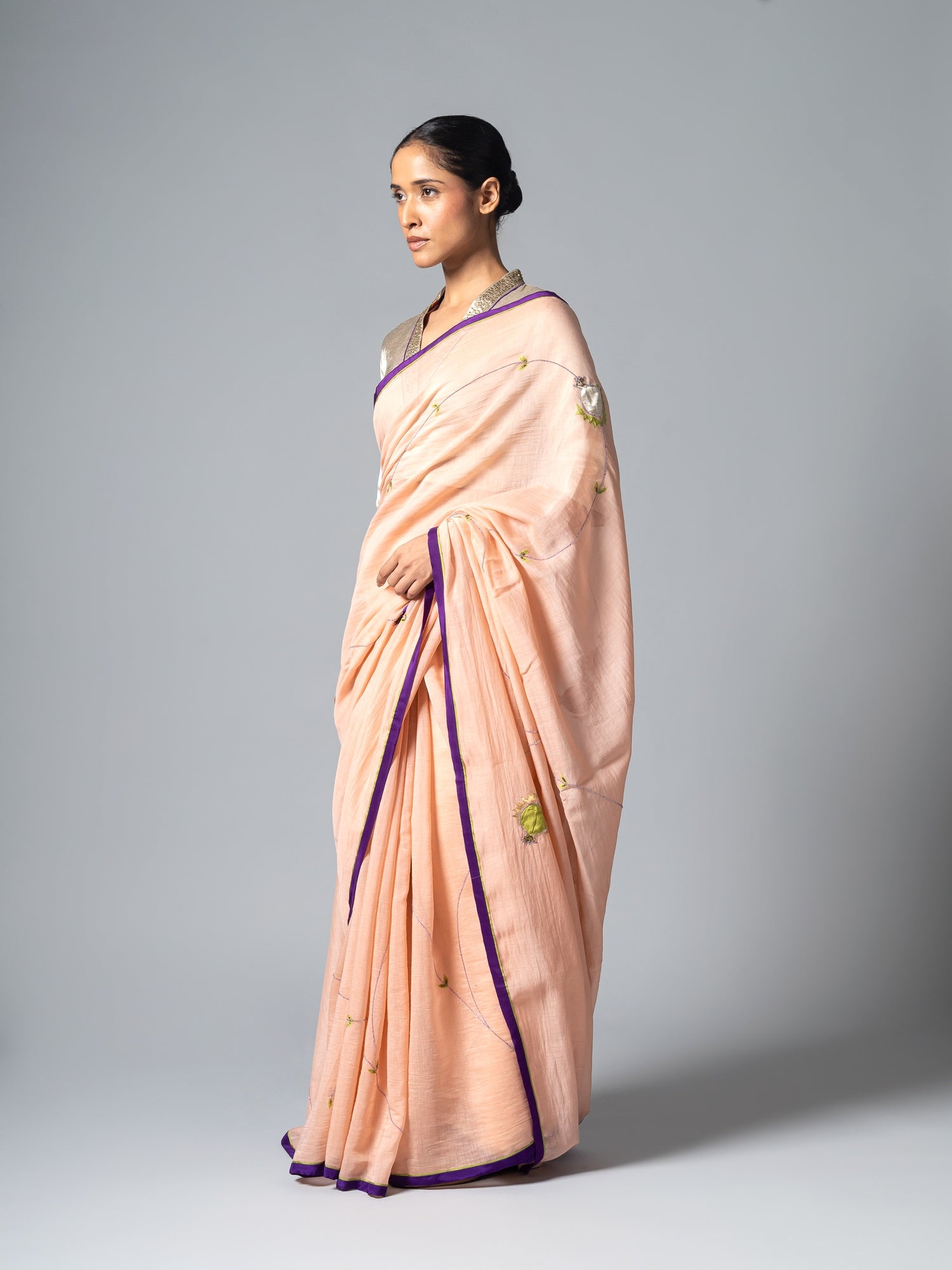 Nozik Pink Saree