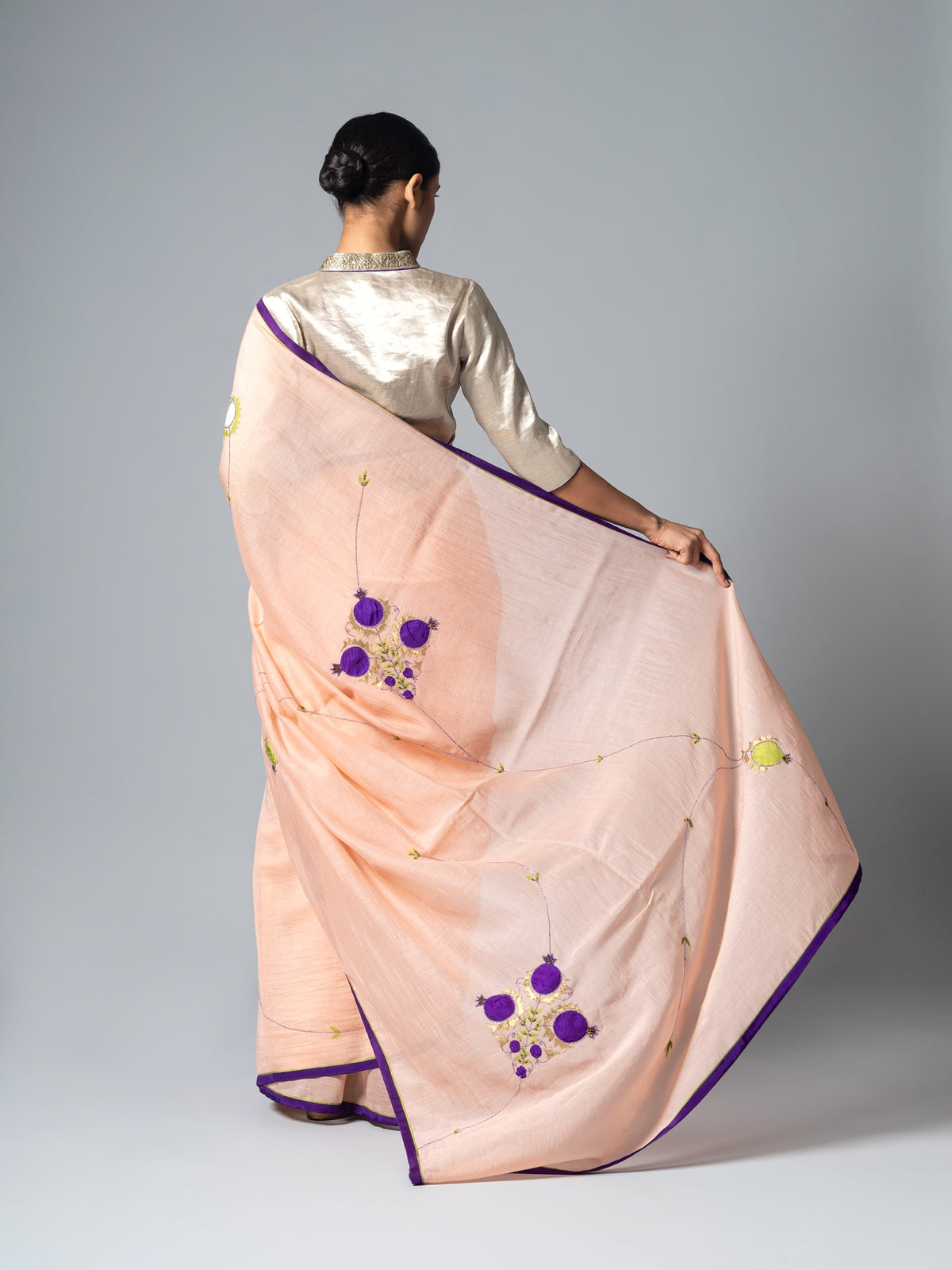 Nozik Pink Saree