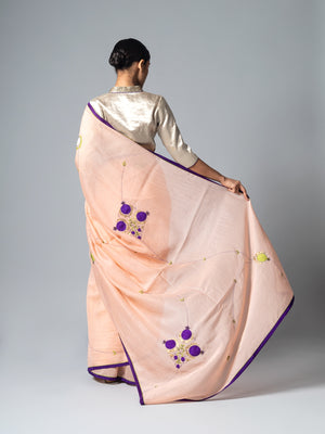 Nozik Pink Saree