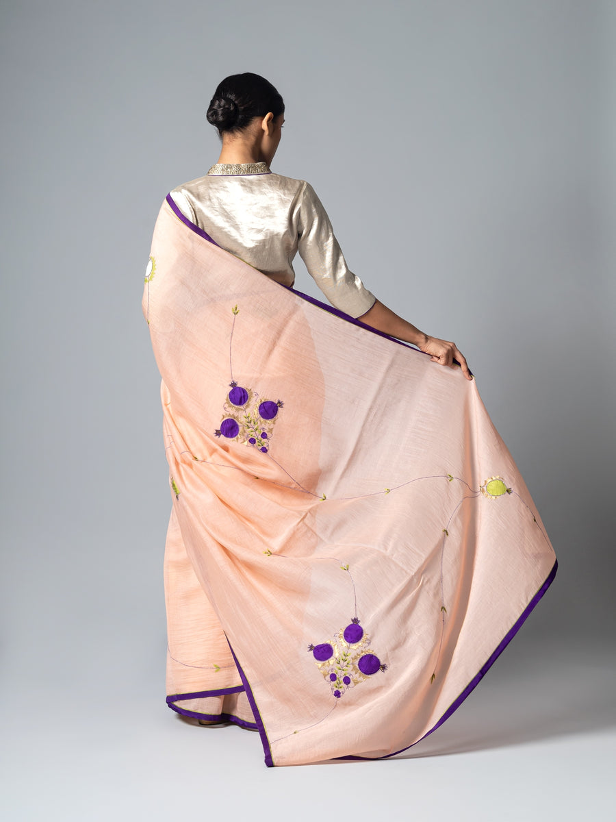 Nozik Pink Saree