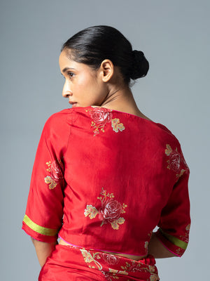 Yurma Red Blouse