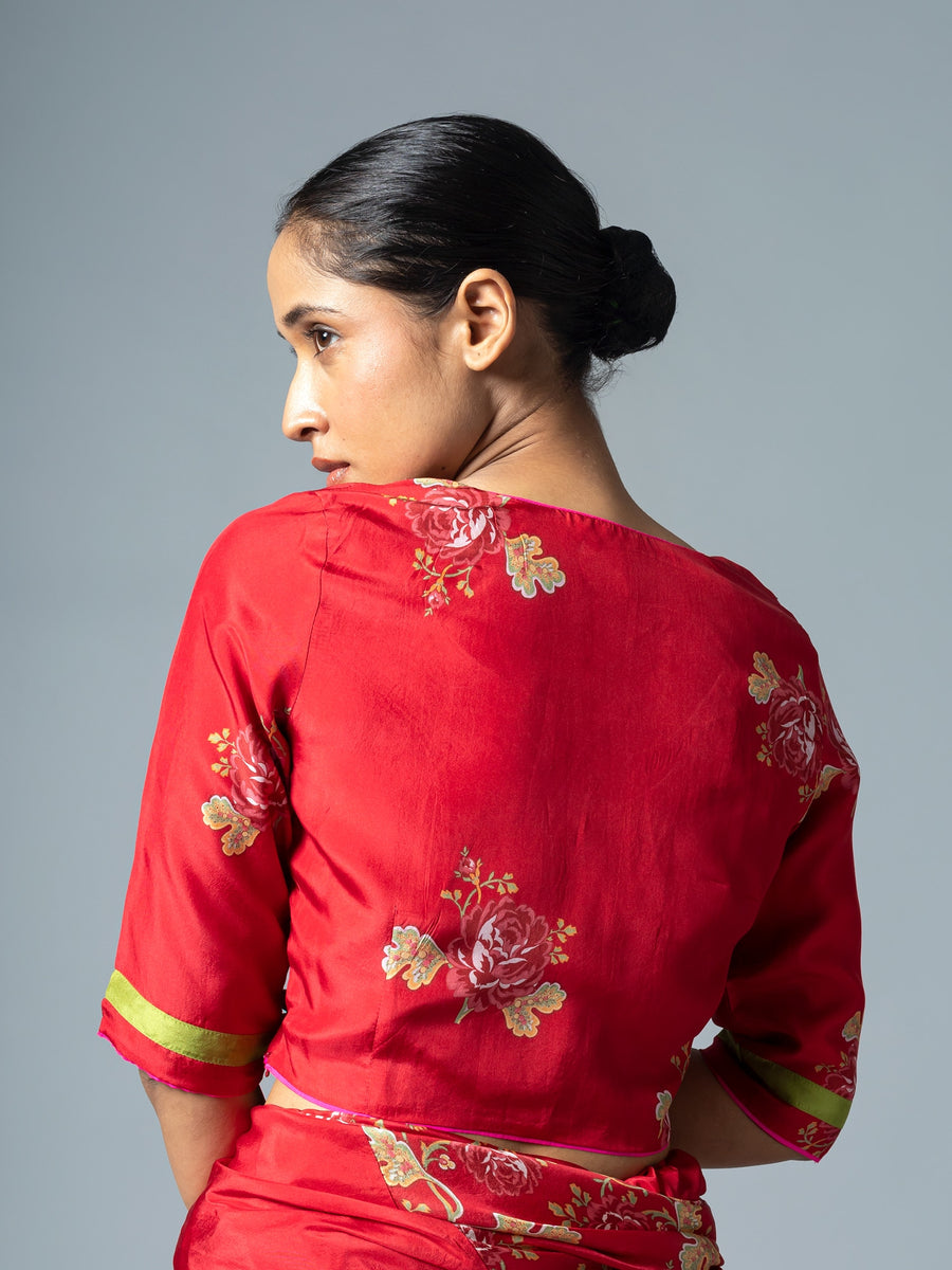 Yurma Red Blouse