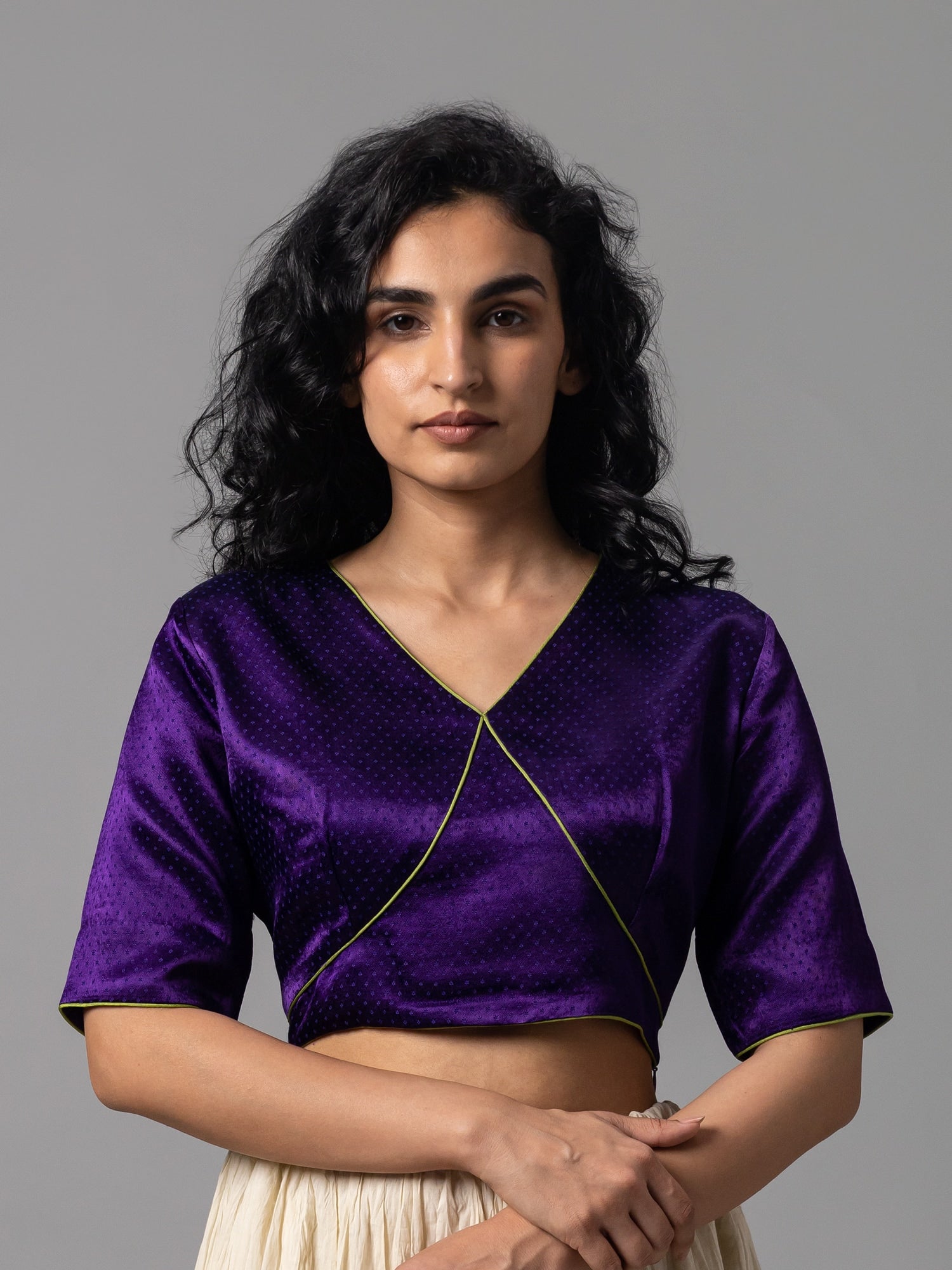 Tikma Purple Blouse