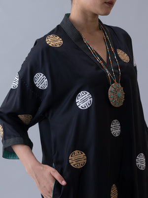 Daido Black Kaftan