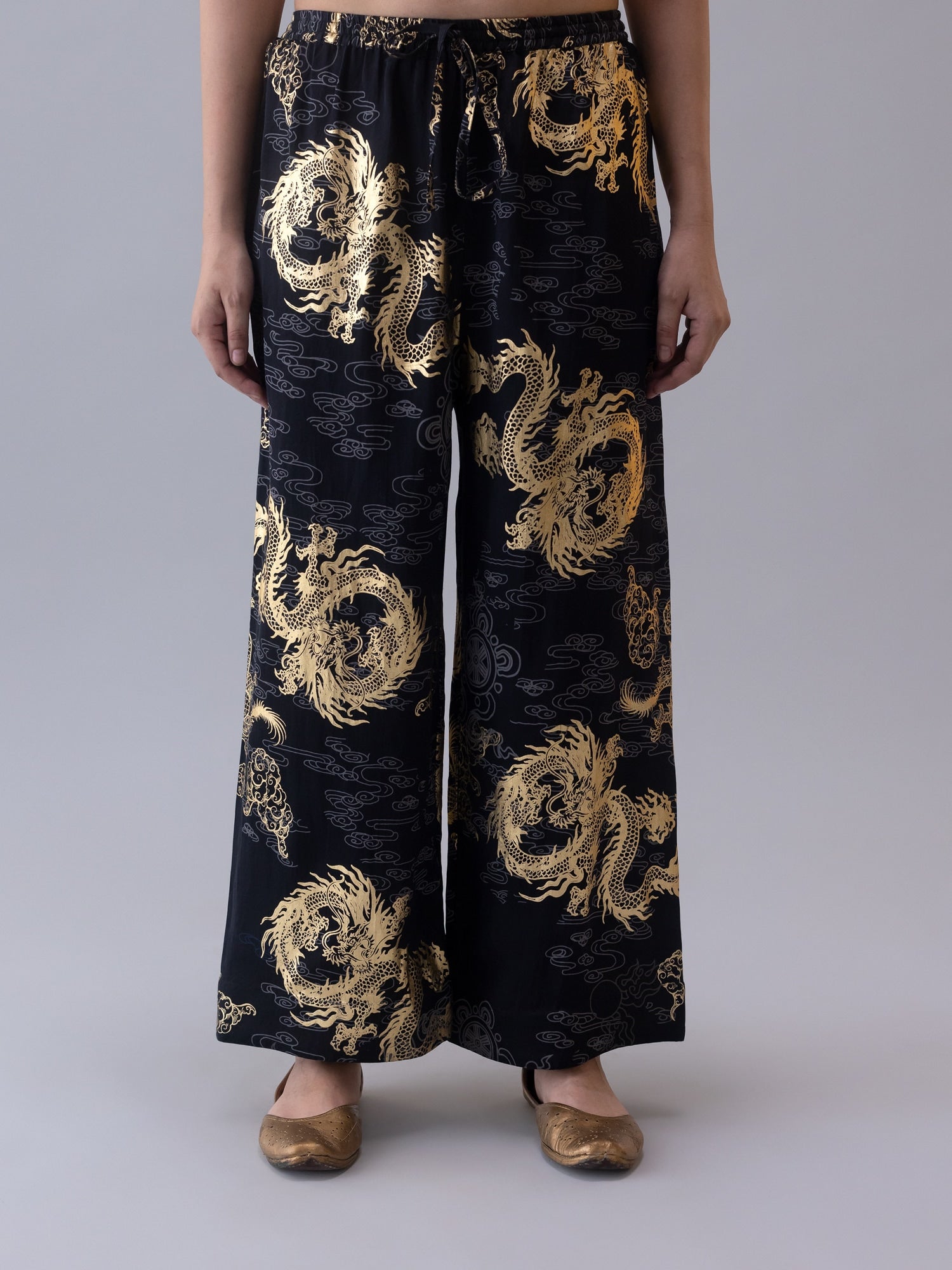 Druk Black/Gold Pyjama