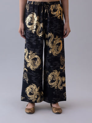 Druk Black/Gold Pyjama