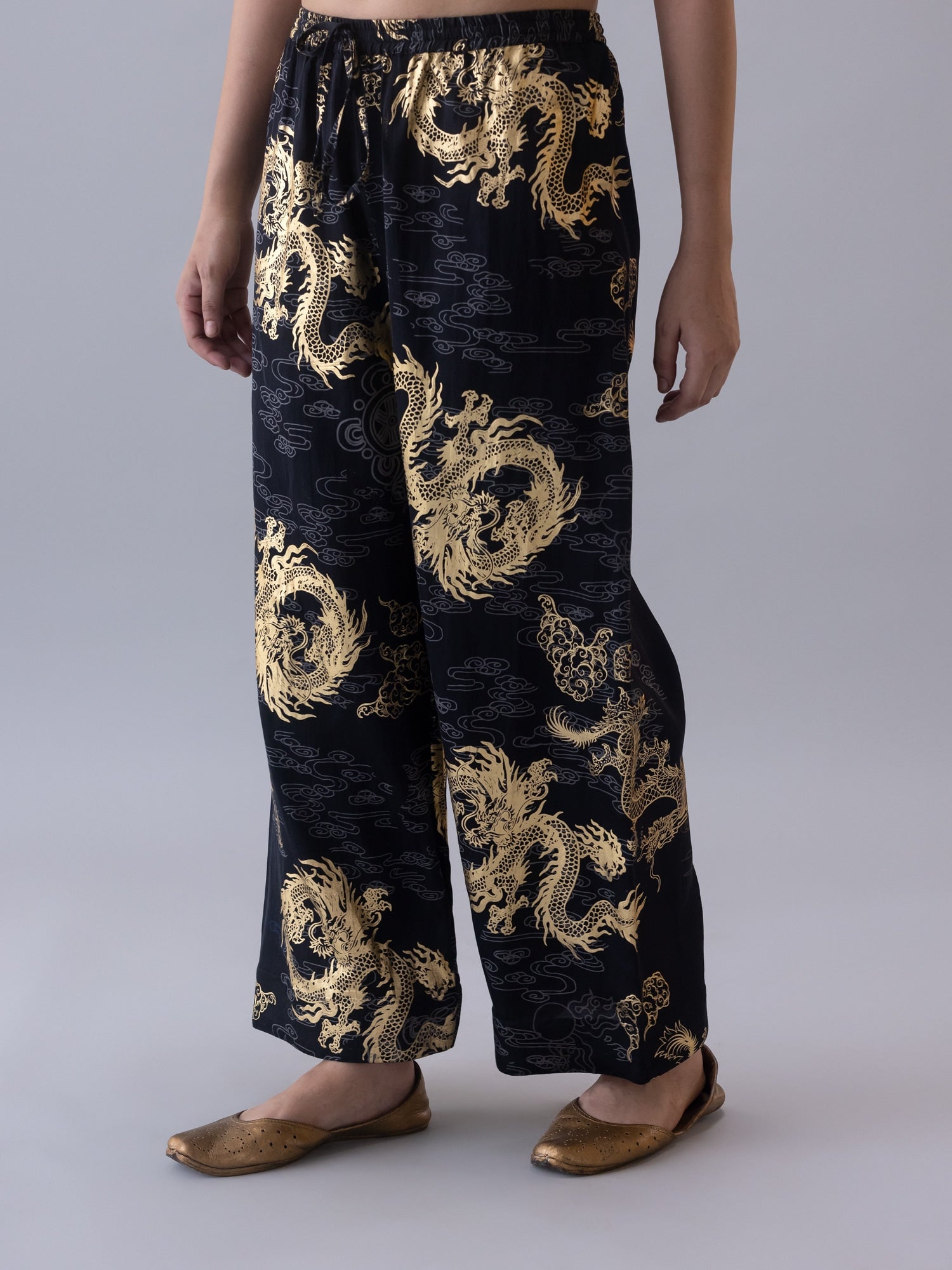 Druk Black/Gold Pyjama