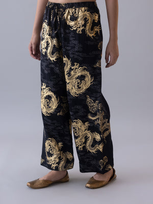 Druk Black/Gold Pyjama